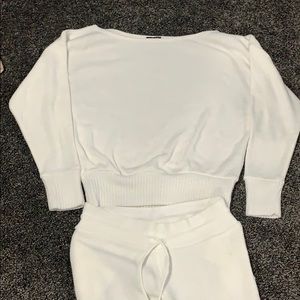 Matching crew neck and joggers